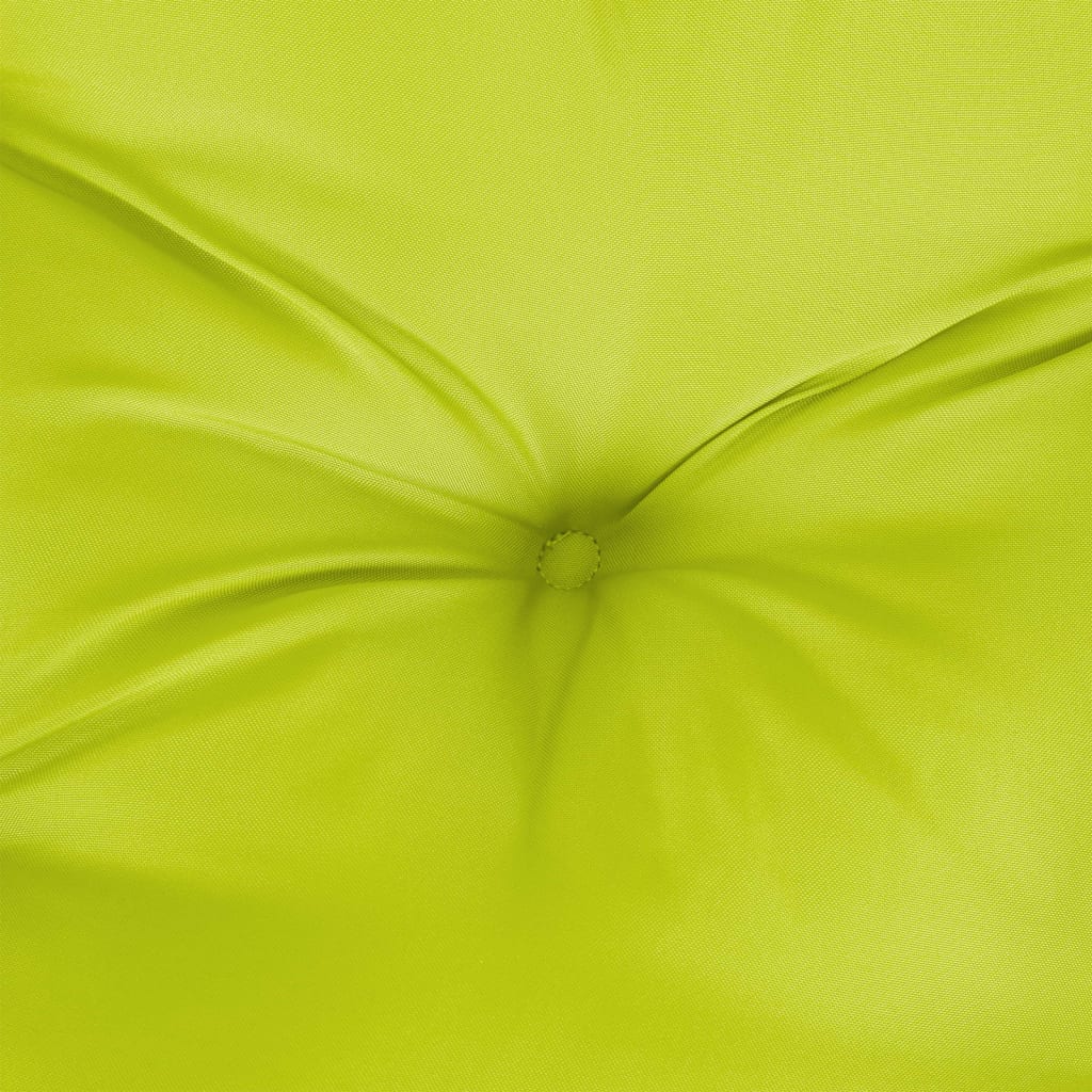 vidaXL élénkzöld szövet raklappárna 80 x 80 x 12 cm