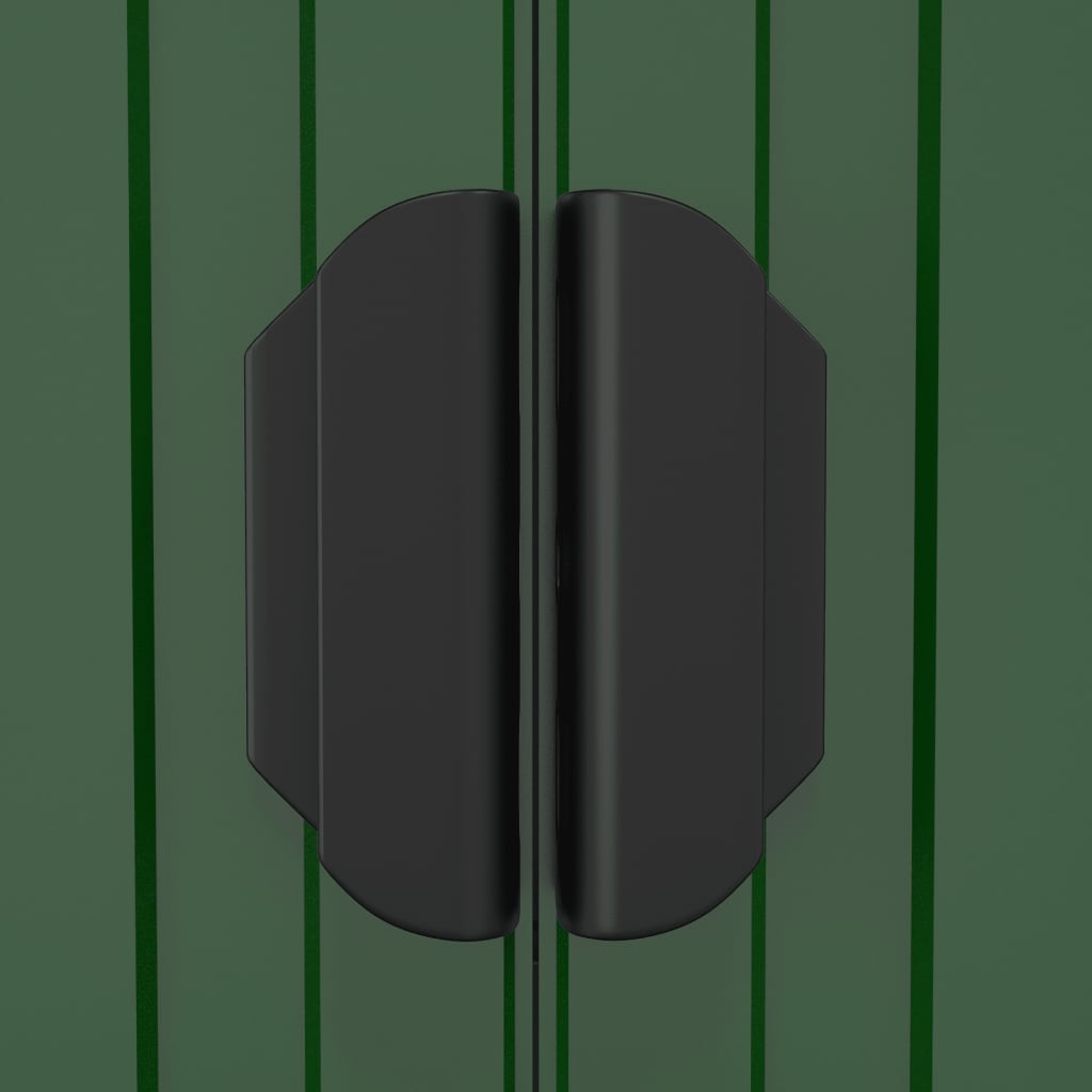 vidaXL zöld horganyzott acél kerti fészer 192x938x223 cm