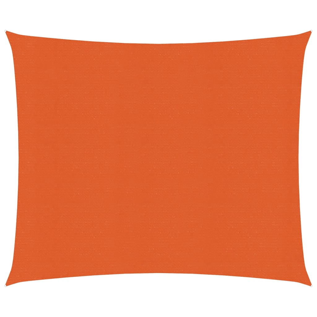 vidaXL narancssárga HDPE napvitorla 160 g/m² 3,6 x 3,6 m
