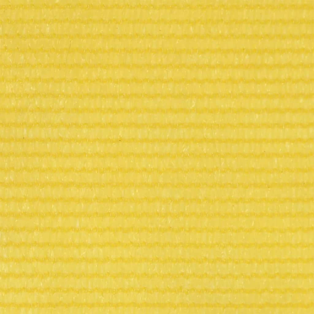vidaXL sárga HDPE erkélyparaván 90 x 600 cm