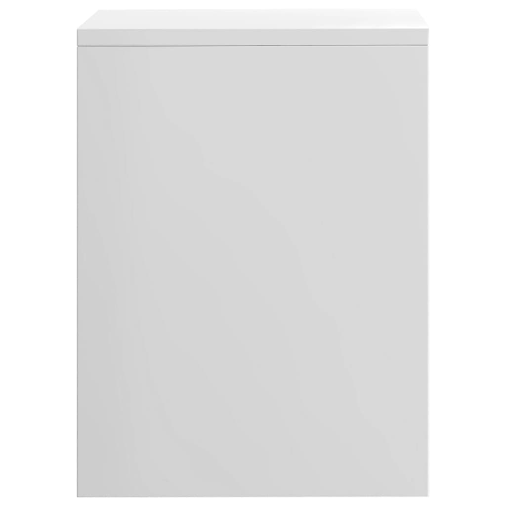vidaXL magasfényű fehér forgácslap éjjeliszekrény 40 x 30 x 40 cm