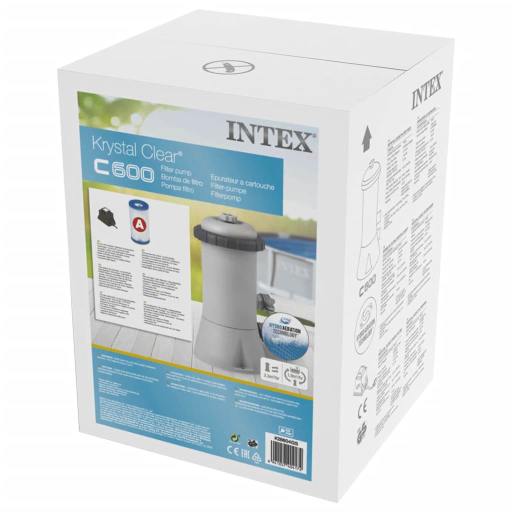 Intex 28604GS papírszűrős vízforgató szivattyú, 2271 liter/óra