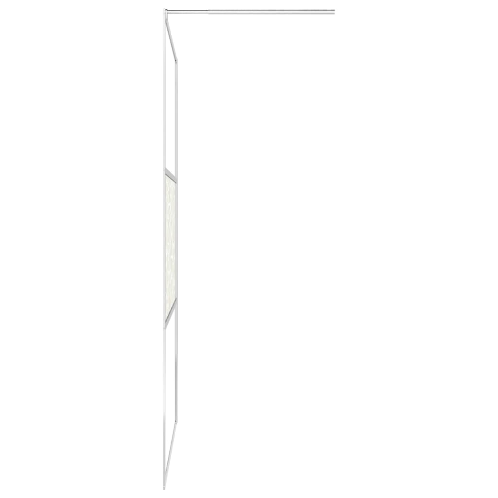 vidaXL zuhanyfal kőmintás ESG üveggel 80 x 195 cm