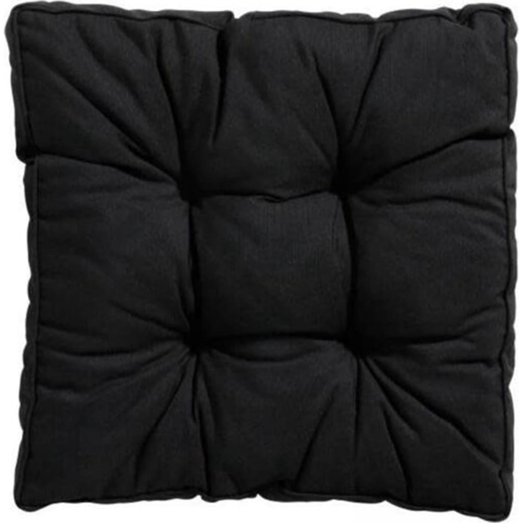 Madison Panama fekete matrac ülőpárna 47 x 47 cm