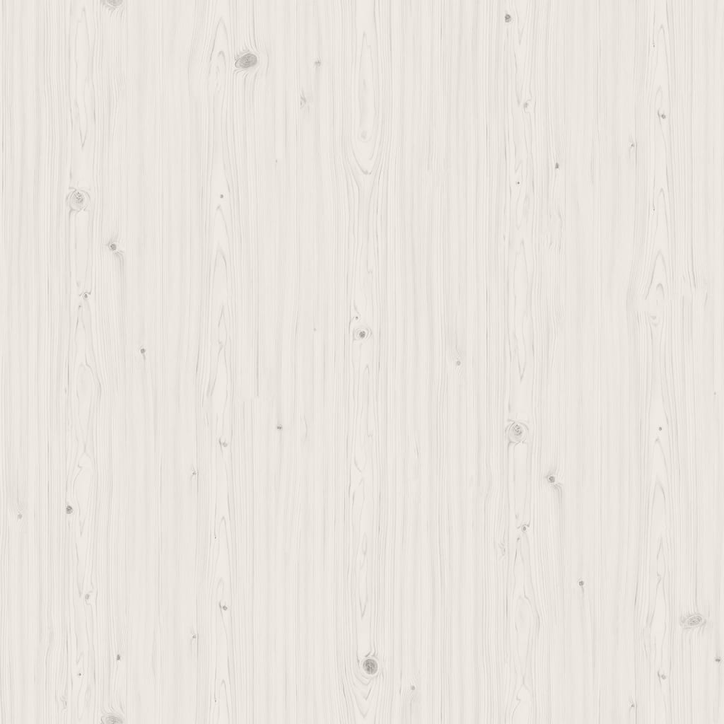 vidaXL fehér tömör fenyőfa könyvszekrény/térelválasztó 80x25x132 cm