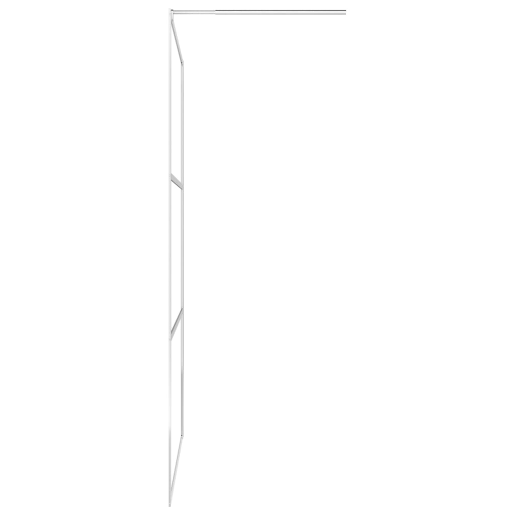 vidaXL zuhanyfal selyemmatt ESG üveggel 115 x 195 cm