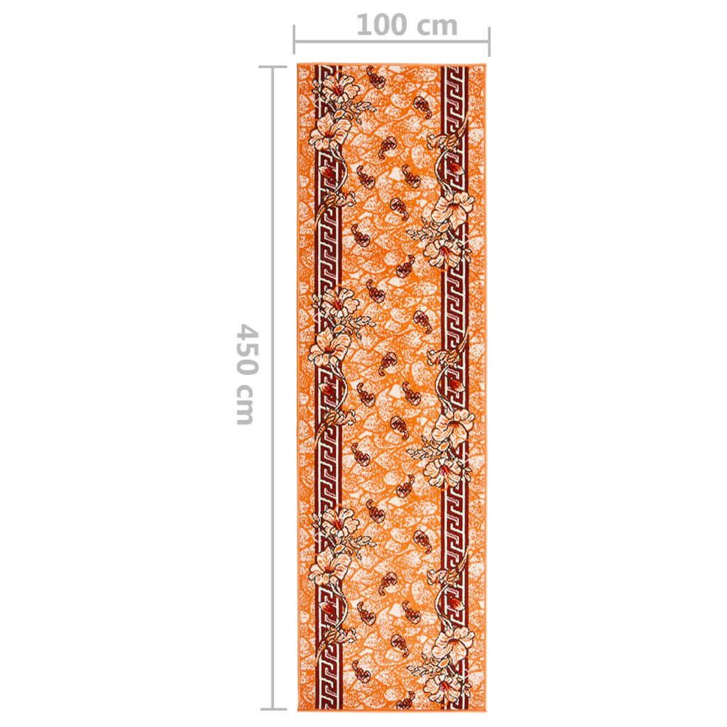 vidaXL terrakotta színű BCF futószőnyeg 100 x 450 cm