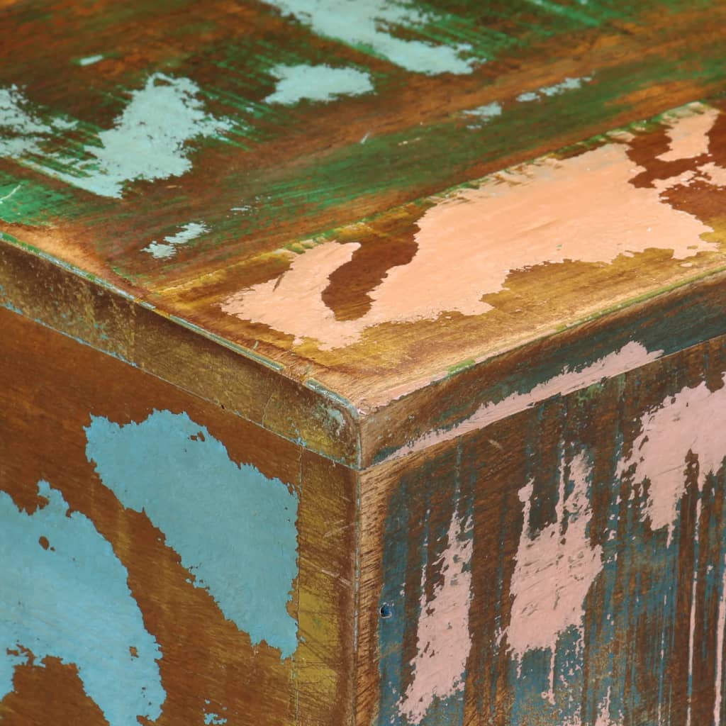 vidaXL tömör újrahasznosított fa kisasztal 40 x 30 x 51 cm