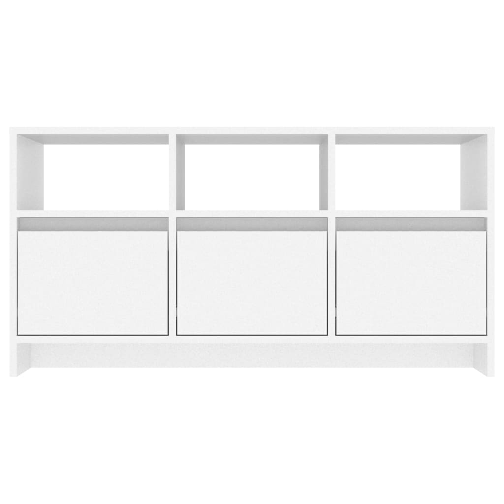 vidaXL fehér forgácslap TV-szekrény 102 x 37,5 x 52,5 cm