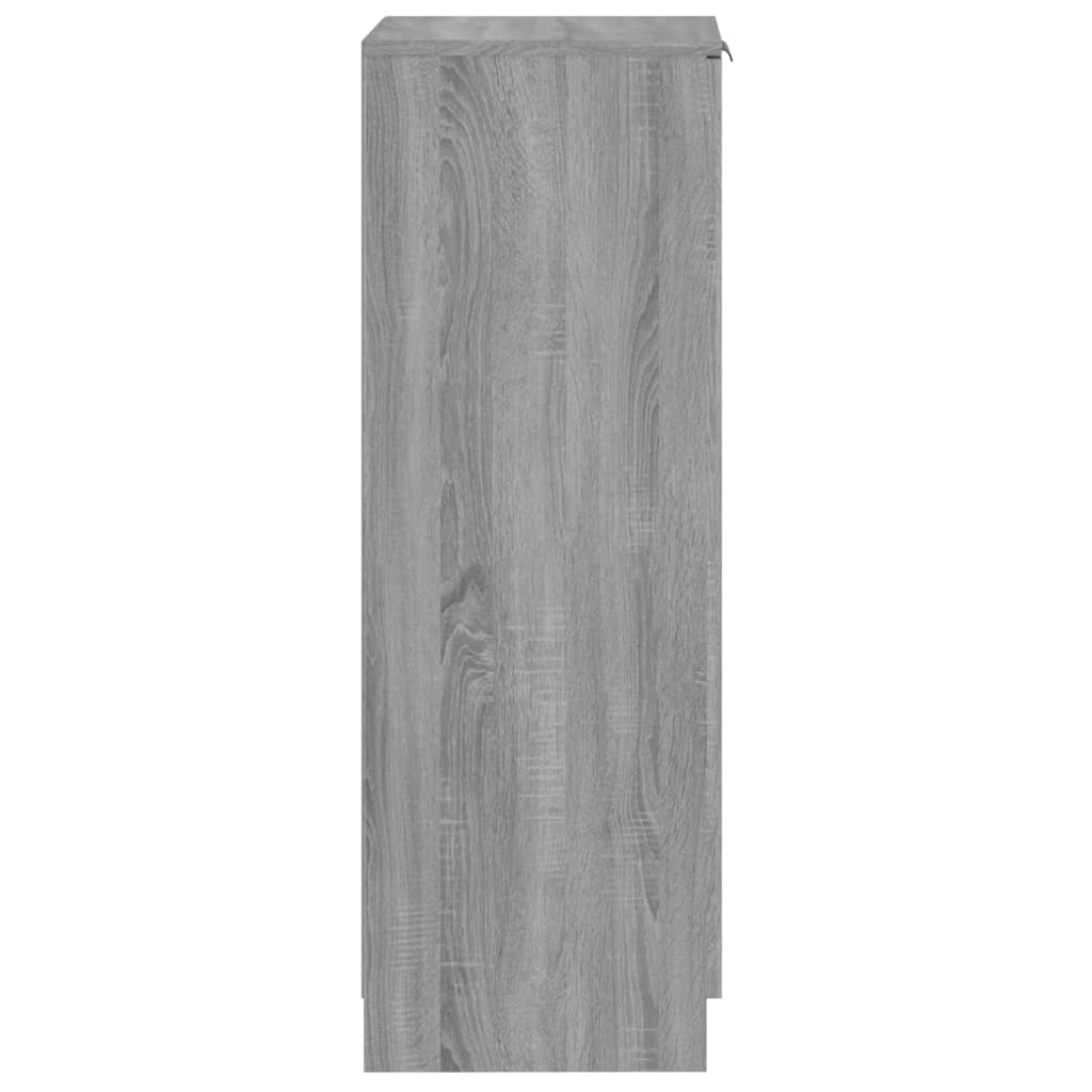 vidaXL szürke sonoma színű szerelt fa cipősszekrény 30 x 35 x 100 cm