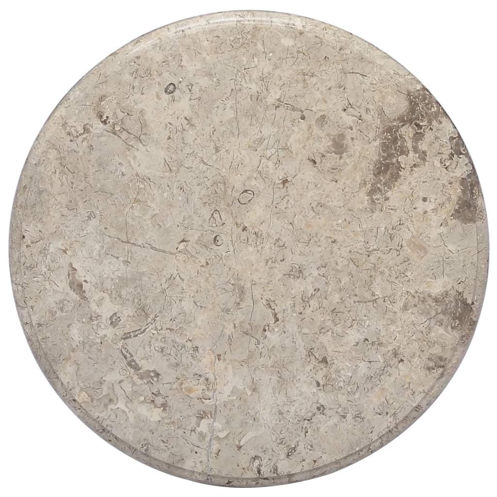 vidaXL szürke márvány asztallap Ø50 x 2,5 cm