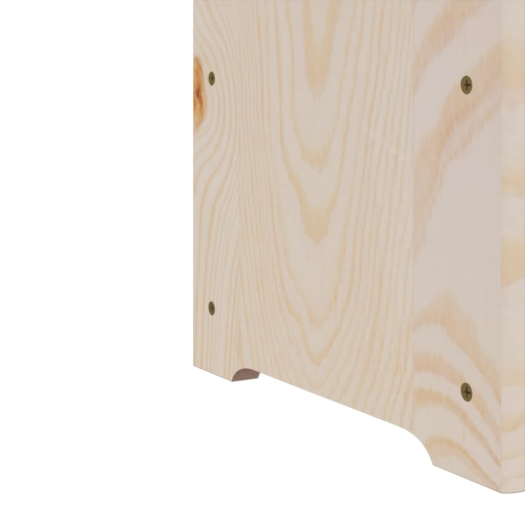 vidaXL tömör fenyőfa bortartó állvány tetővel 67,5 x 25 x 60 cm