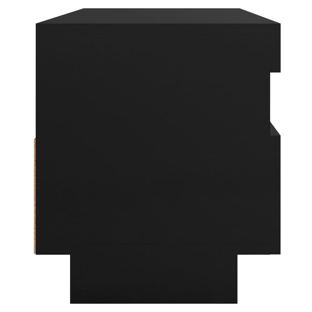 vidaXL fekete TV-szekrény LED-lámpákkal 100 x 35 x 40 cm