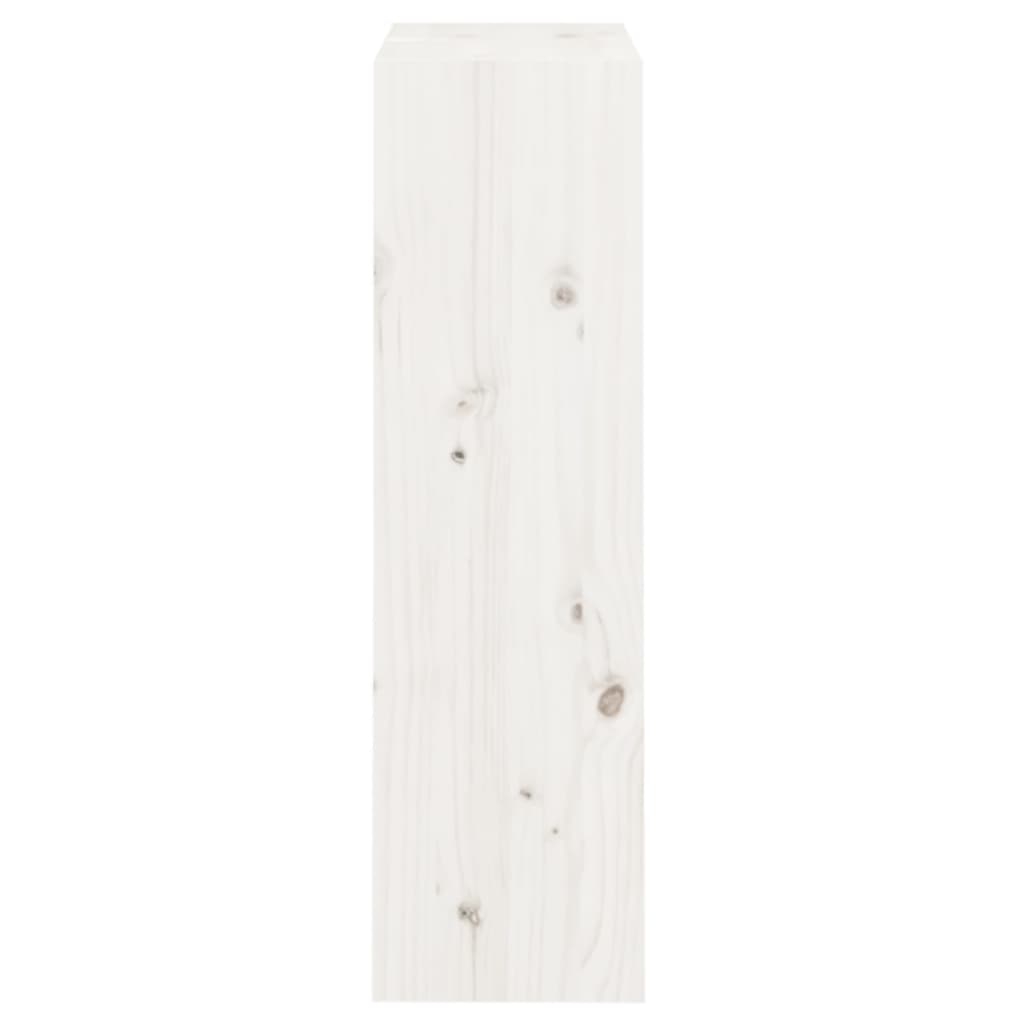 vidaXL fehér tömör fenyőfa könyvszekrény/térelválasztó 60x30x103,5 cm