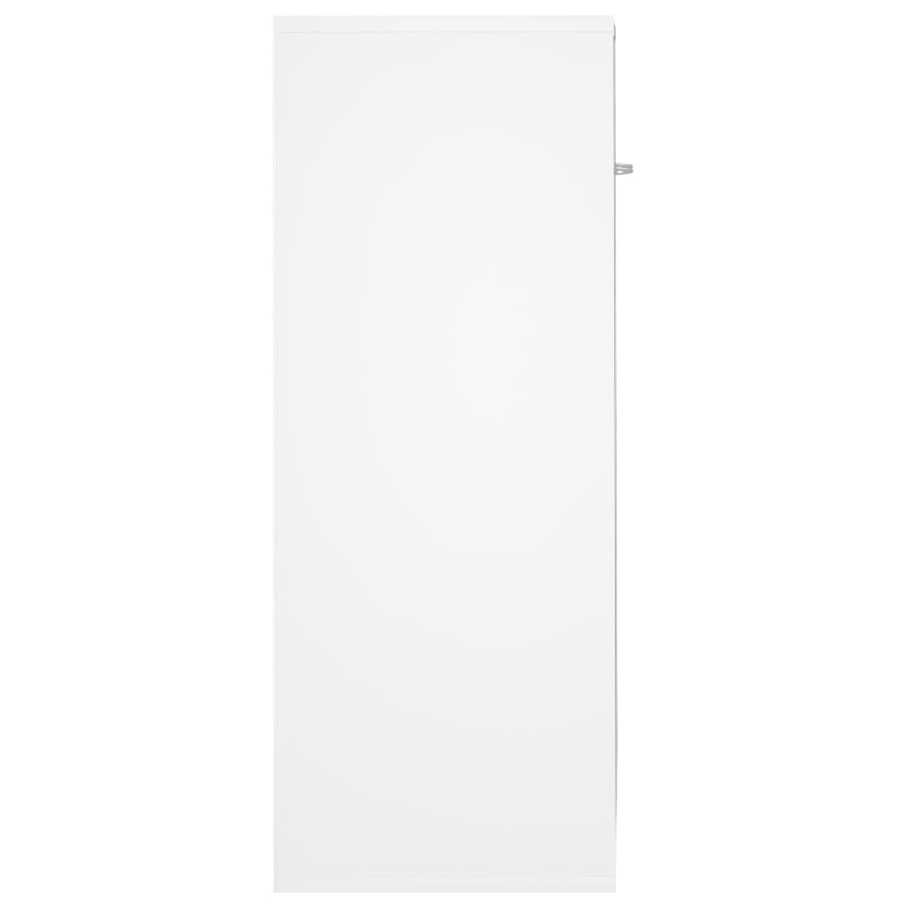 vidaXL fehér forgácslap tálalószekrény 60 x 30 x 75 cm