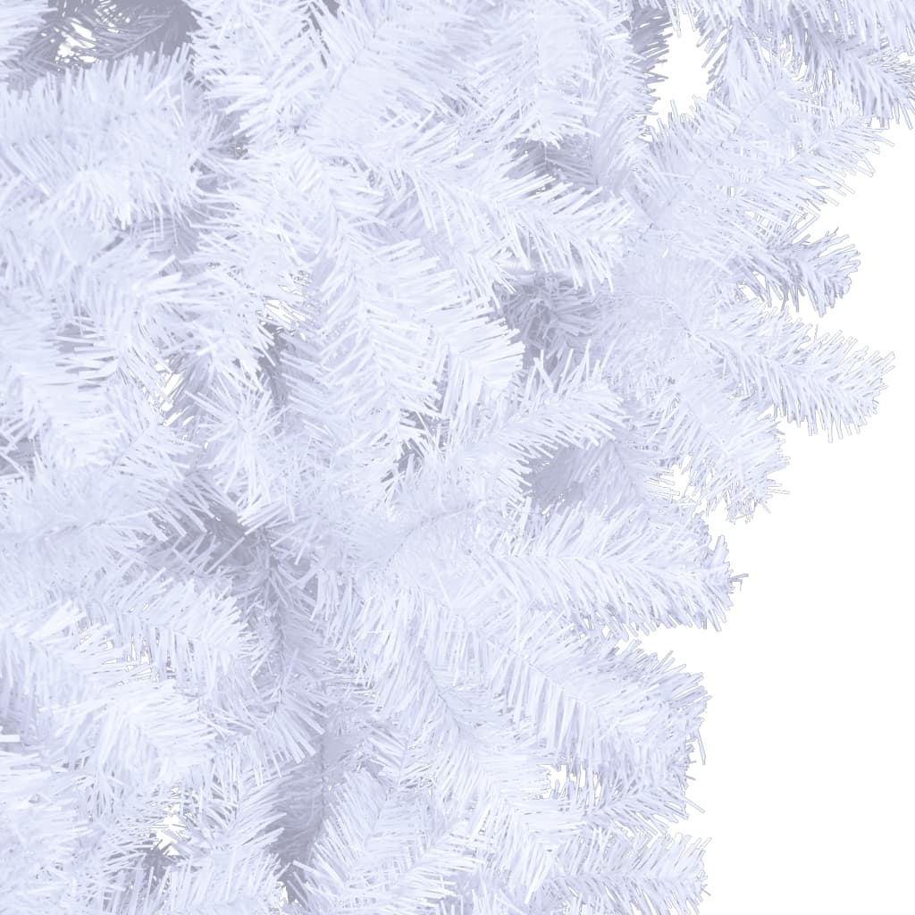 vidaXL fehér fordított műkarácsonyfa állvánnyal 210 cm