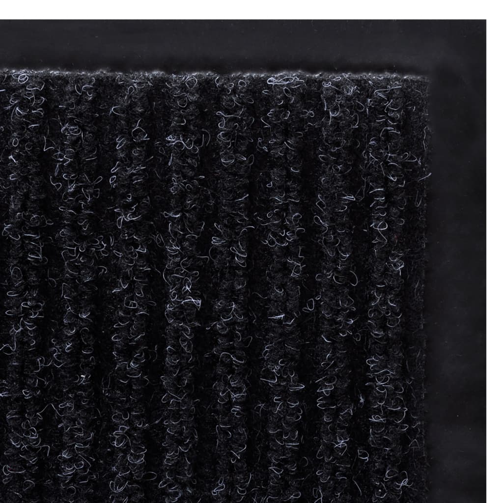 vidaXL fekete PVC lábtörlő 117x220 cm