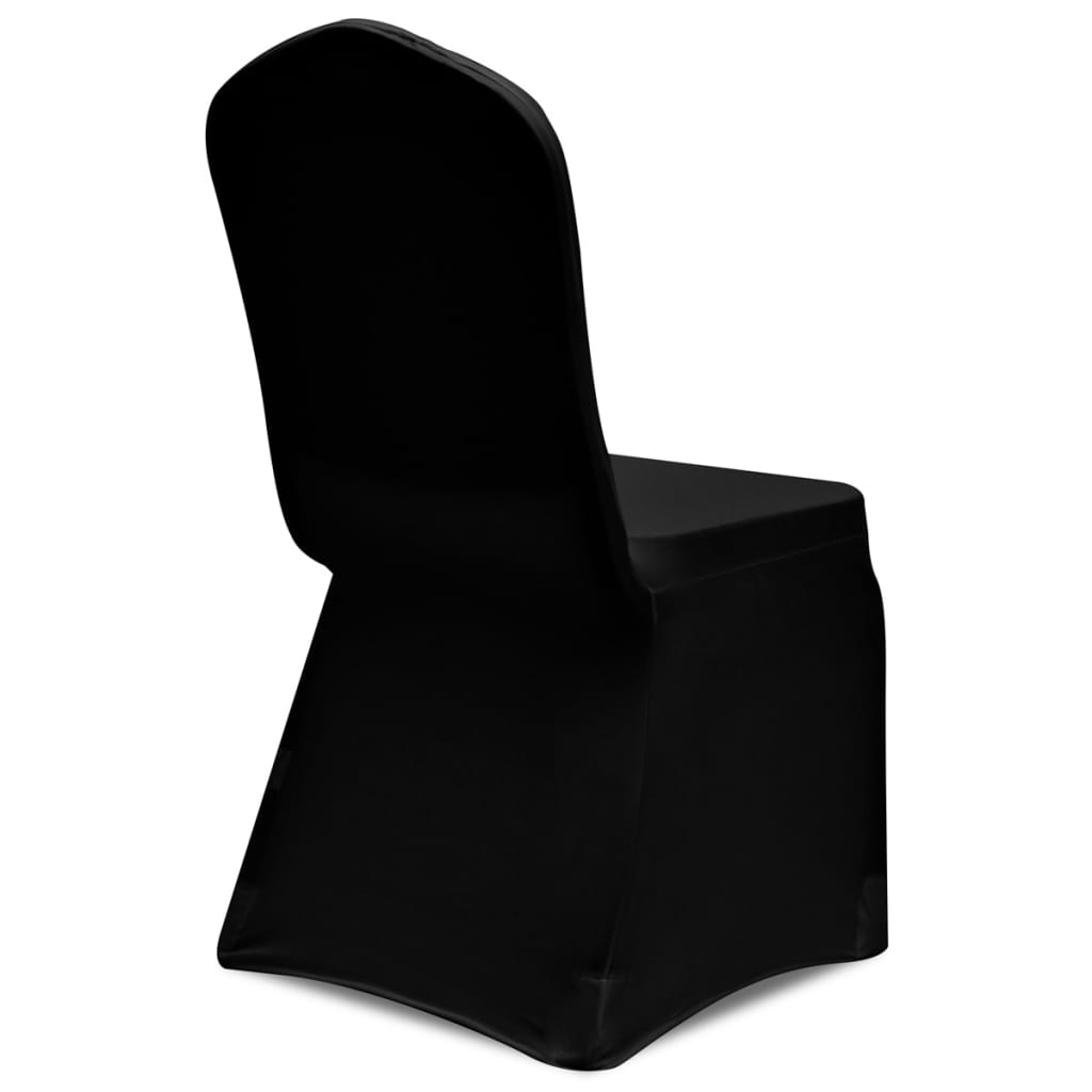 vidaXL 24 db fekete sztreccs székszoknya