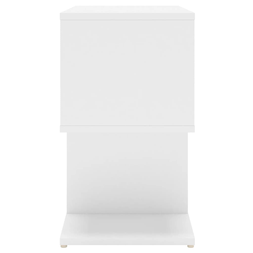 vidaXL fehér forgácslap éjjeliszekrény 50 x 30 x 51,5 cm