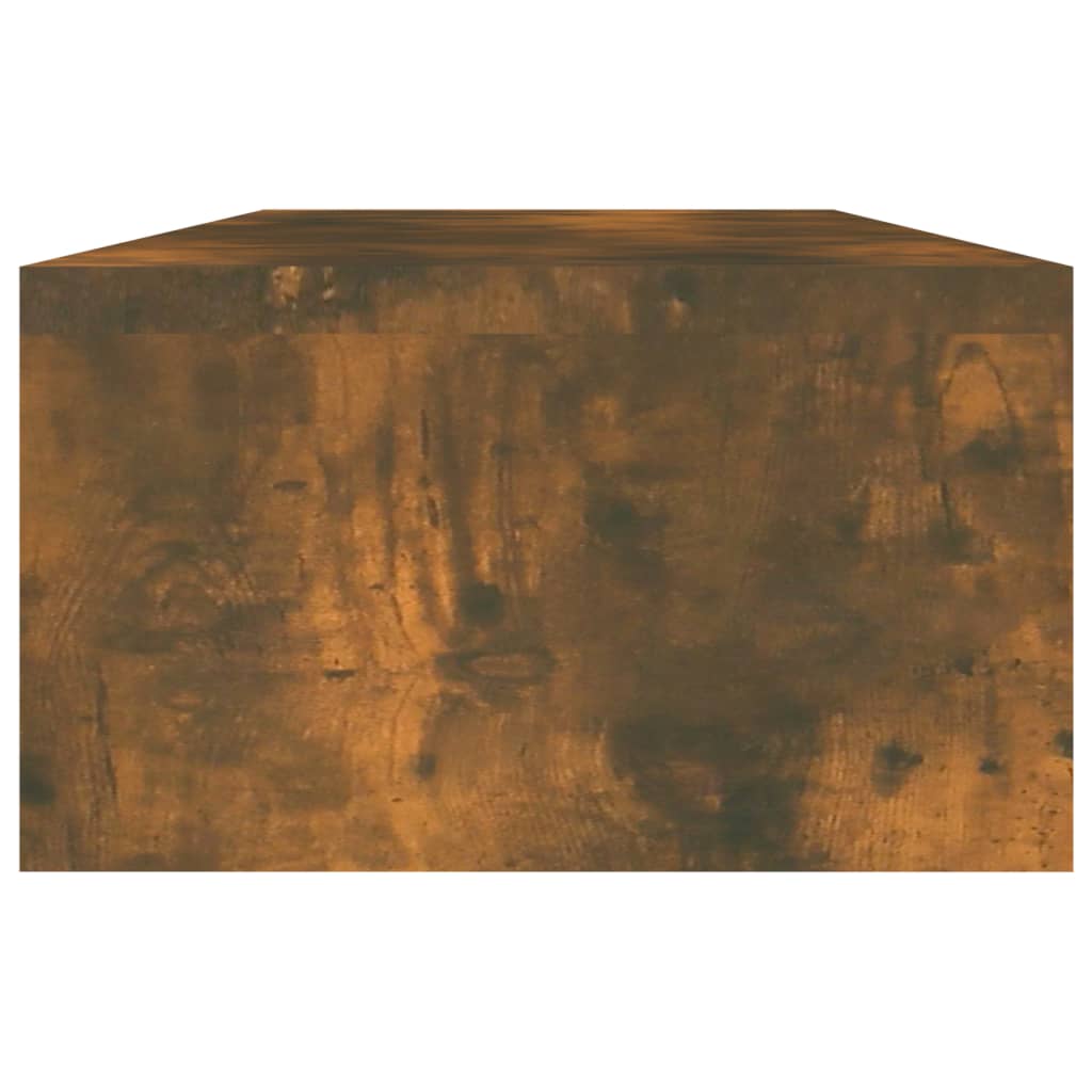 vidaXL füstös tölgy színű szerelt fa monitorállvány 60 x 23,5 x 12 cm