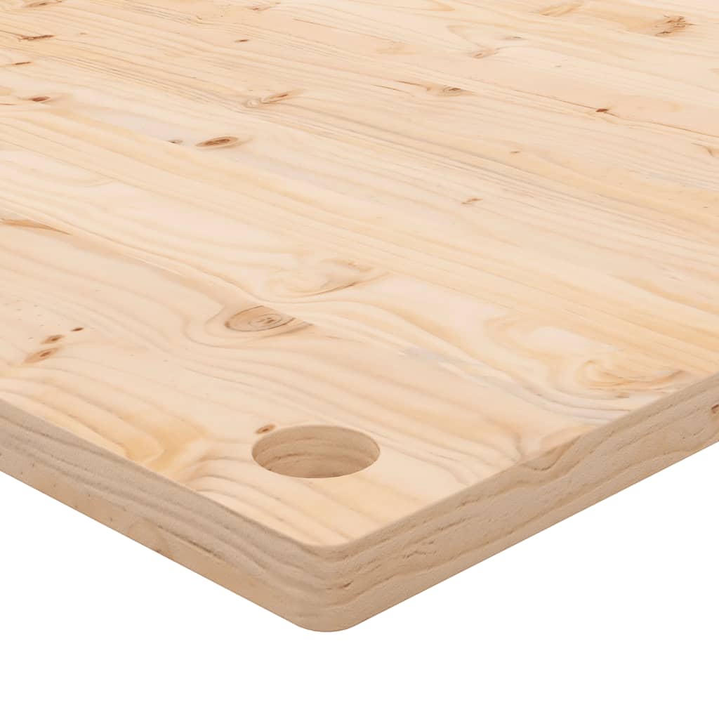 vidaXL tömör fenyőfa asztallap 80 x 40 x 2,5 cm