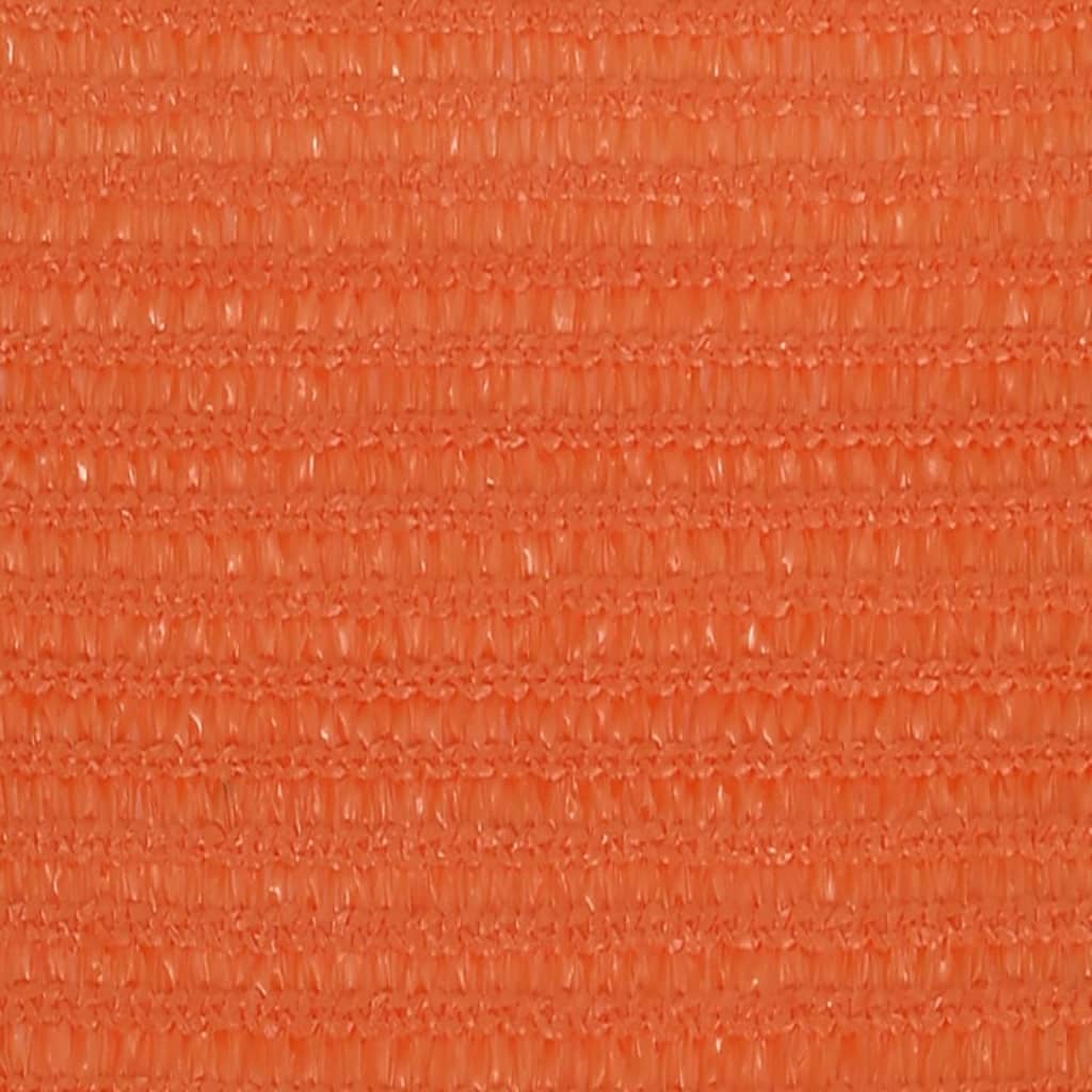 vidaXL narancssárga HDPE napvitorla 160 g/m² 2 x 5 m