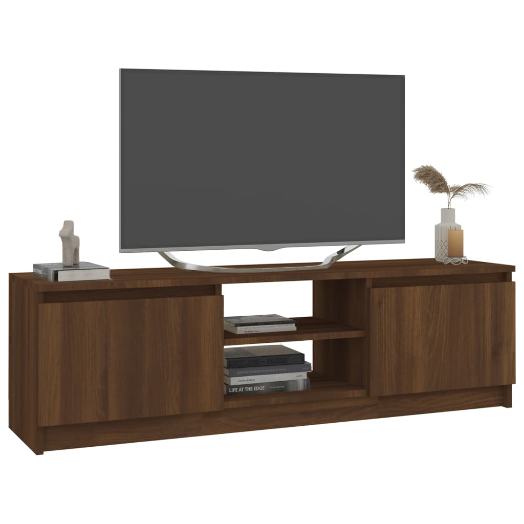 vidaXL barna tölgy színű szerelt fa TV-szekrény 120 x 30 x 35,5 cm