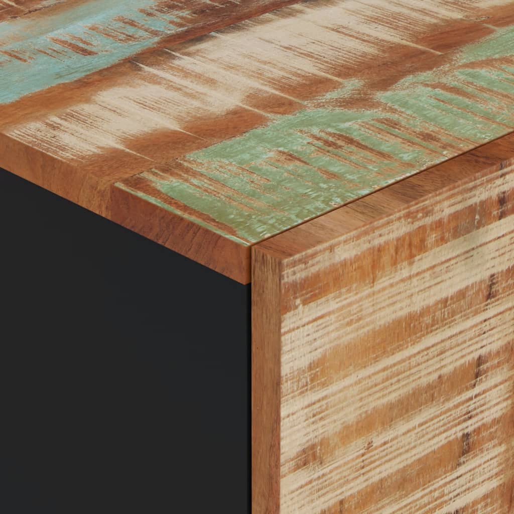 vidaXL tömör újrahasznosított fa fürdőszobaszekrény 38 x 33 x 58 cm