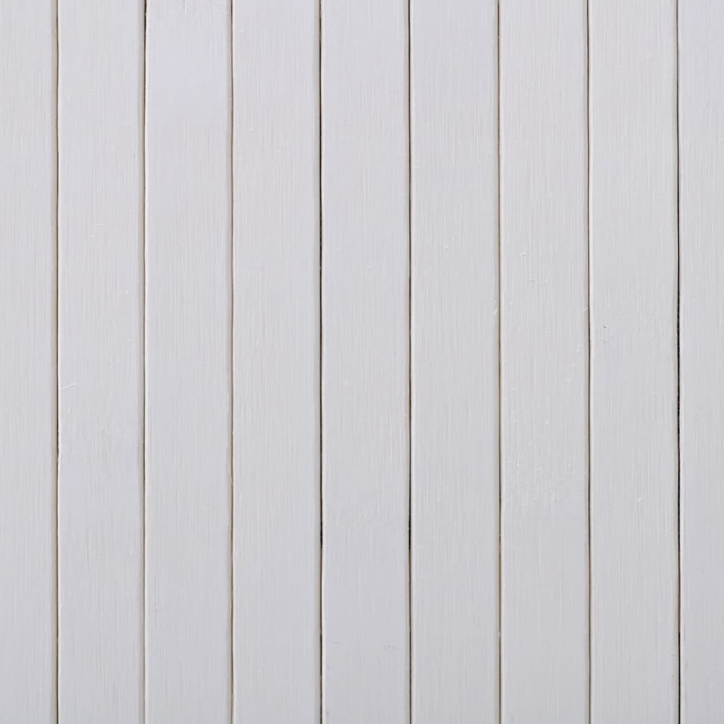 vidaXL fehér bambusz paraván 250 x 165 cm