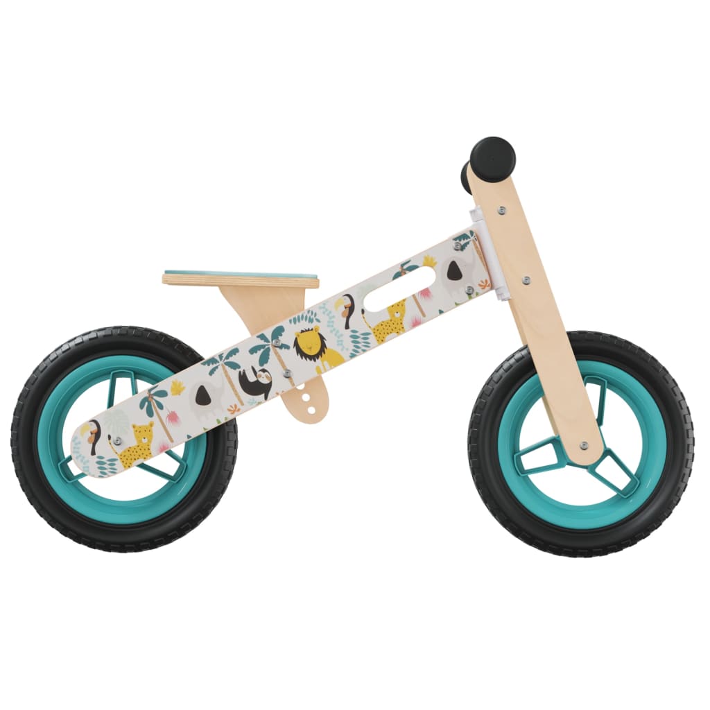 vidaXL egyensúlyozó-kerékpár gyerekeknek kék nyomattal