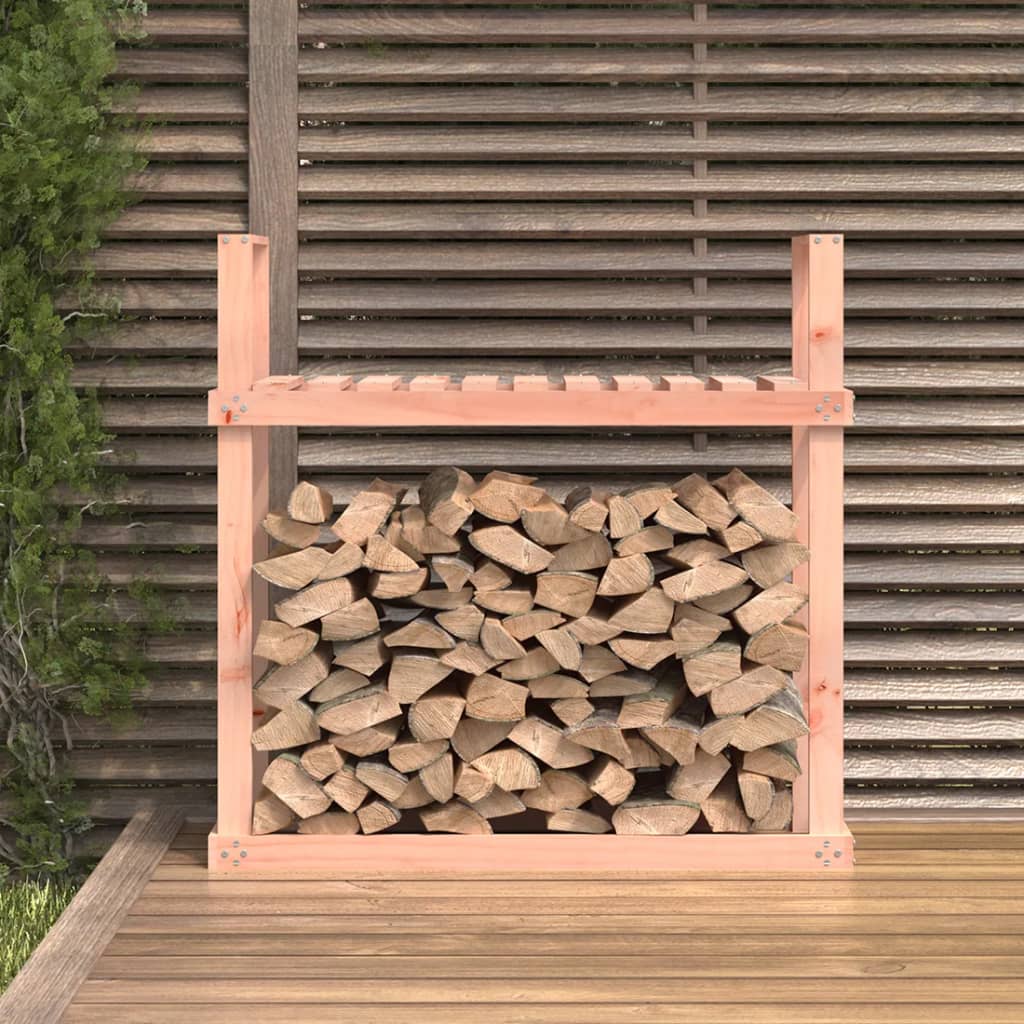 vidaXL tömör douglas fa tűzifatartó állvány 110x35x108,5 cm