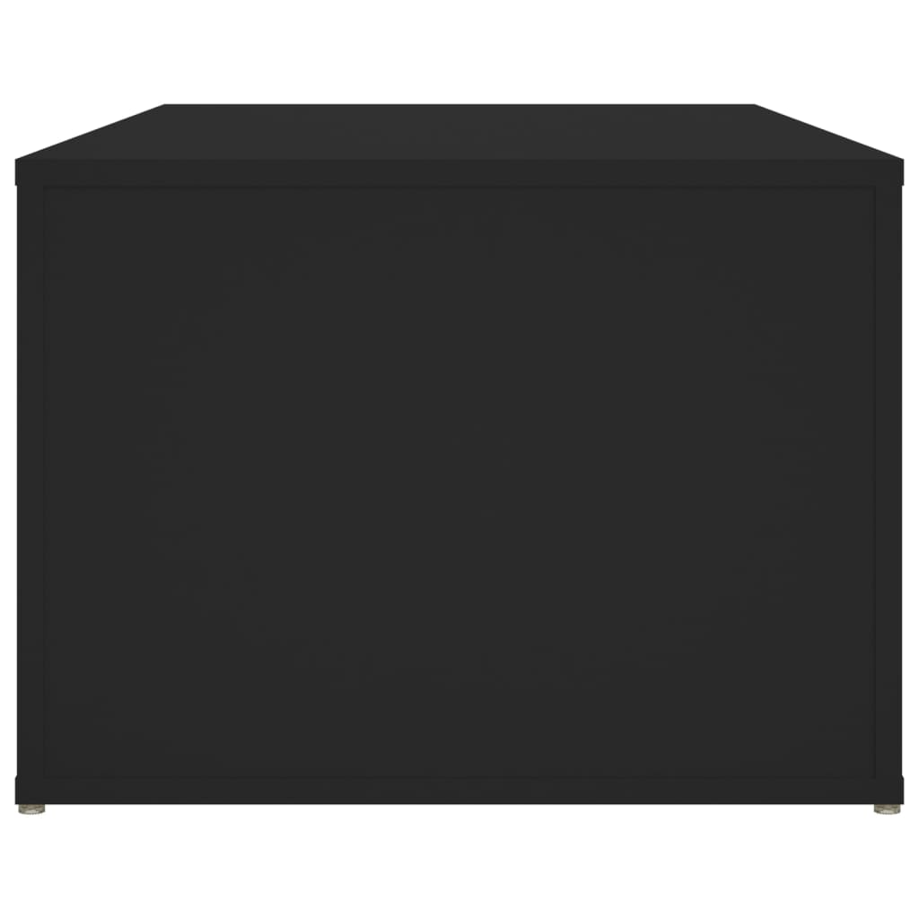 vidaXL fekete szerelt fa dohányzóasztal 100 x 50 x 36 cm