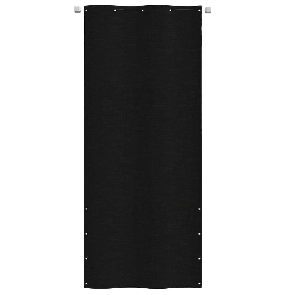 vidaXL fekete oxford-szövet erkélyparaván 100 x 240 cm