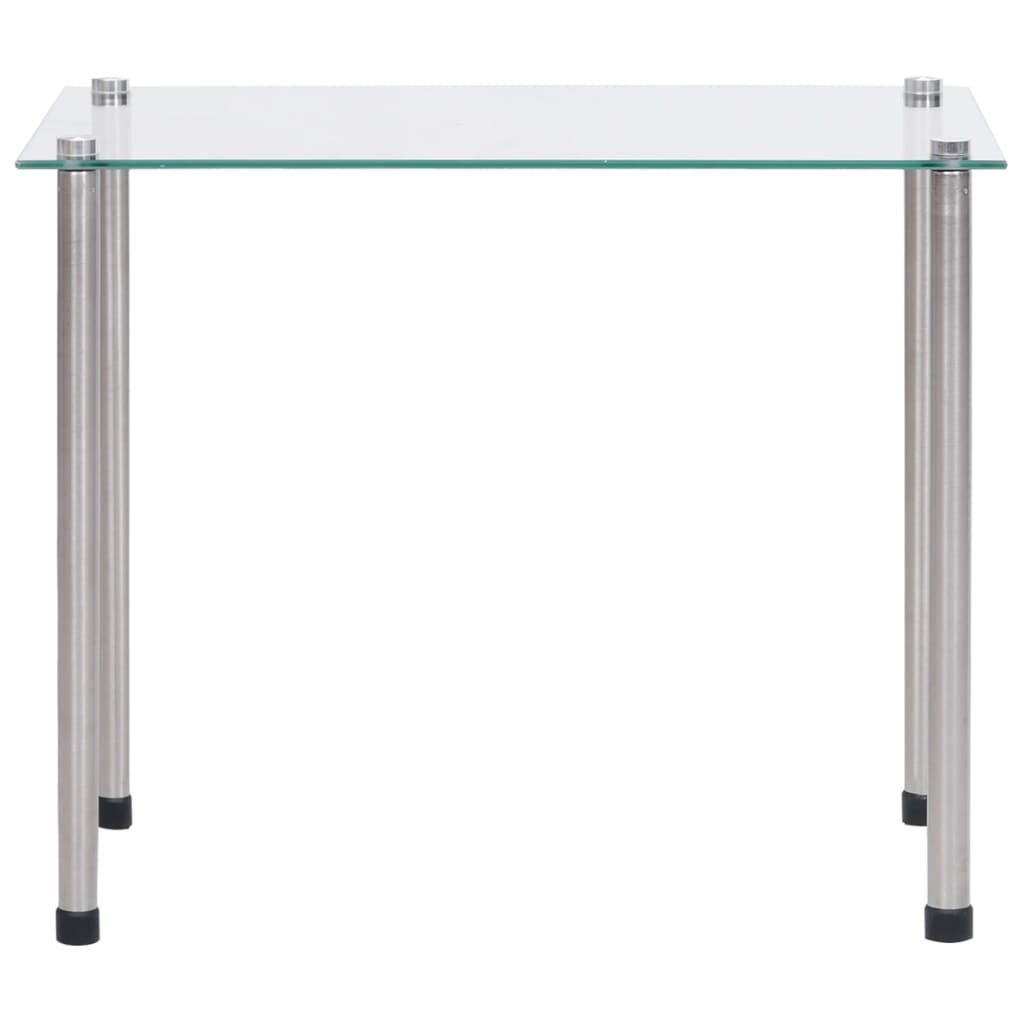 vidaXL 3 db egymásba tolható átlátszó edzett üveg asztal