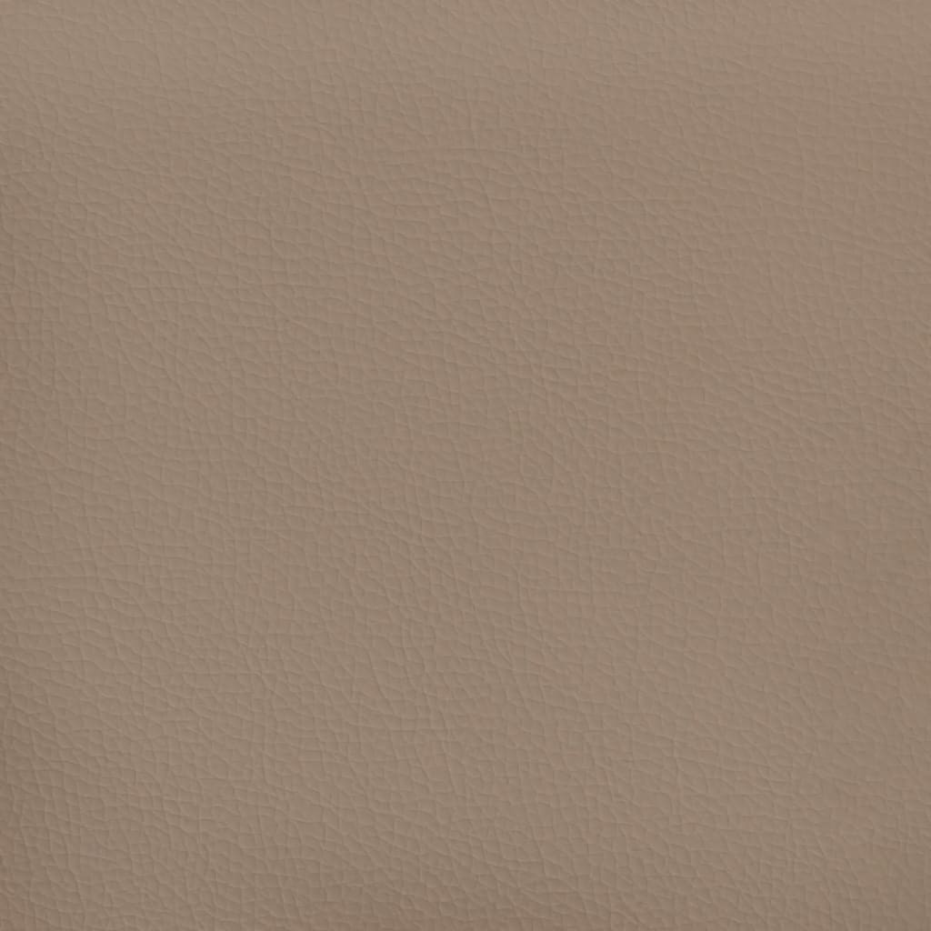 vidaXL 12 db cappuccino színű műbőr fali panel 60 x 15 cm 1,08 m²