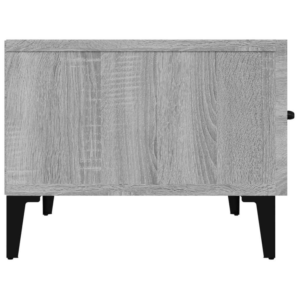 vidaXL szürke sonoma színű szerelt fa TV-szekrény 150 x 34,5 x 30 cm