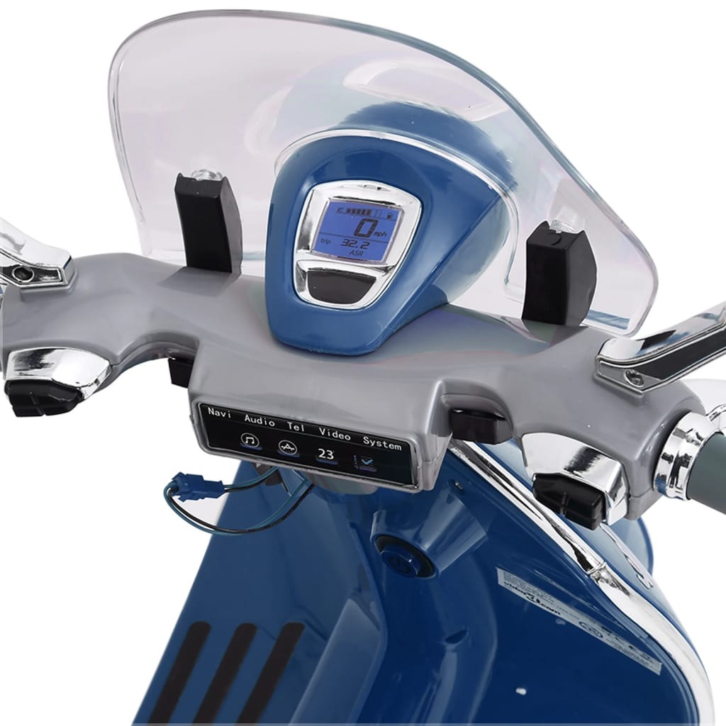 vidaXL Vespa GTS300 kék elektromos játék motorbicikli gyerekeknek