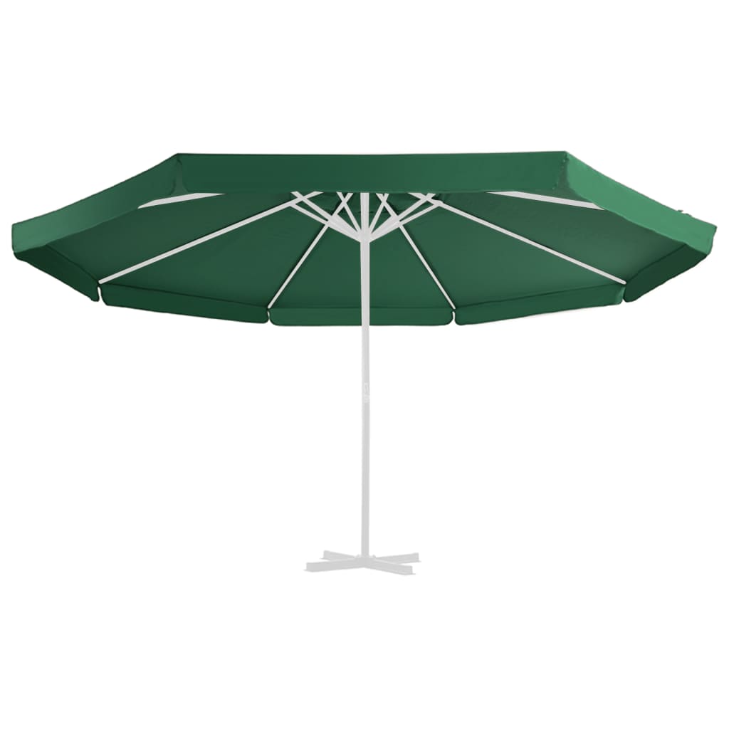 vidaXL zöld kültéri napernyő csereponyva 500 cm