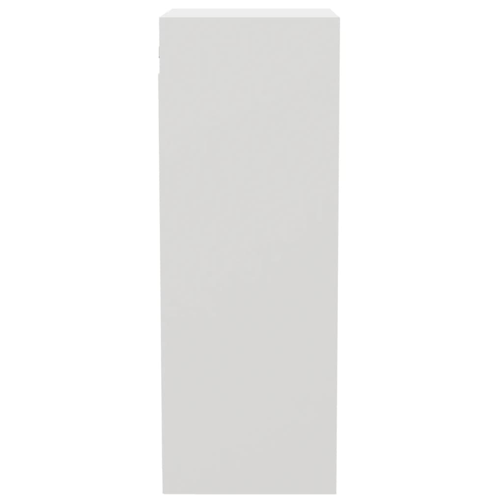 vidaXL fehér szerelt fa faliszekrény 34,5 x 32,5 x 90 cm