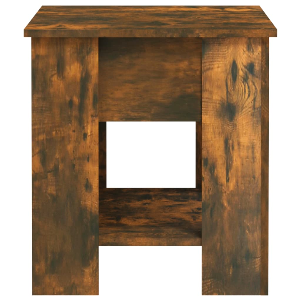 vidaXL füstös tölgyszínű szerelt fa dohányzóasztal 101 x 49 x 52 cm