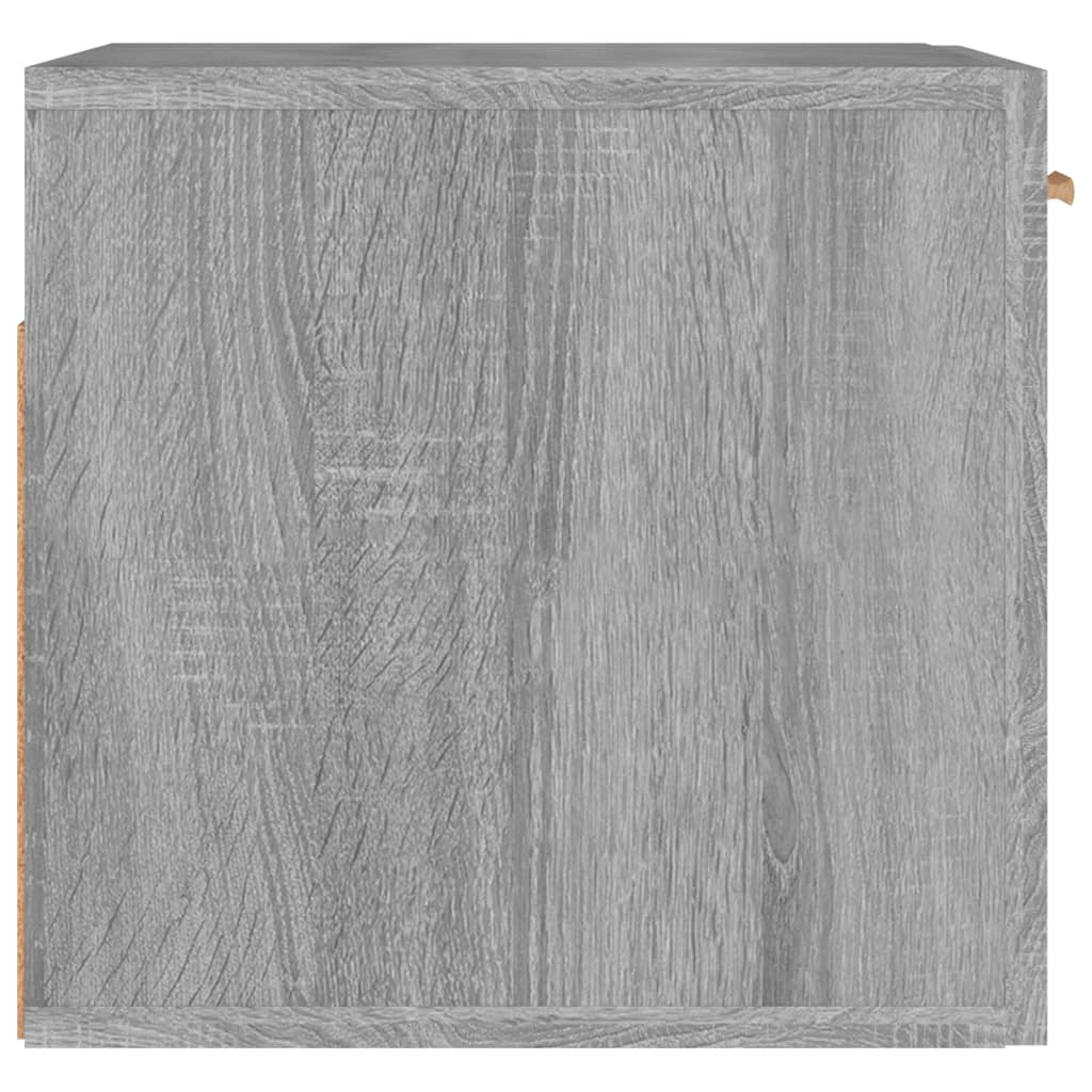 vidaXL szürke sonoma színű szerelt fa faliszekrény 80 x 35 x 36,5 cm