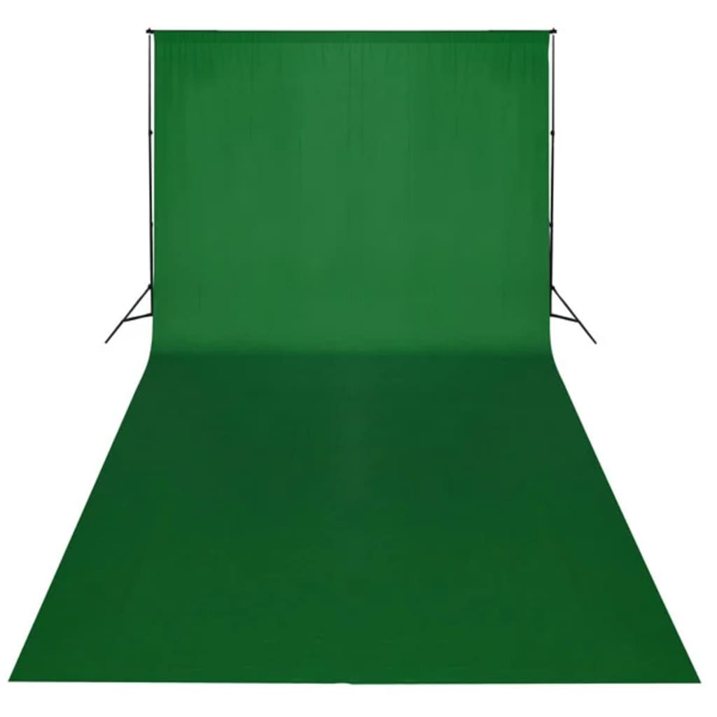 vidaXL zöld pamut háttér blueboxhoz 600 x 300 cm