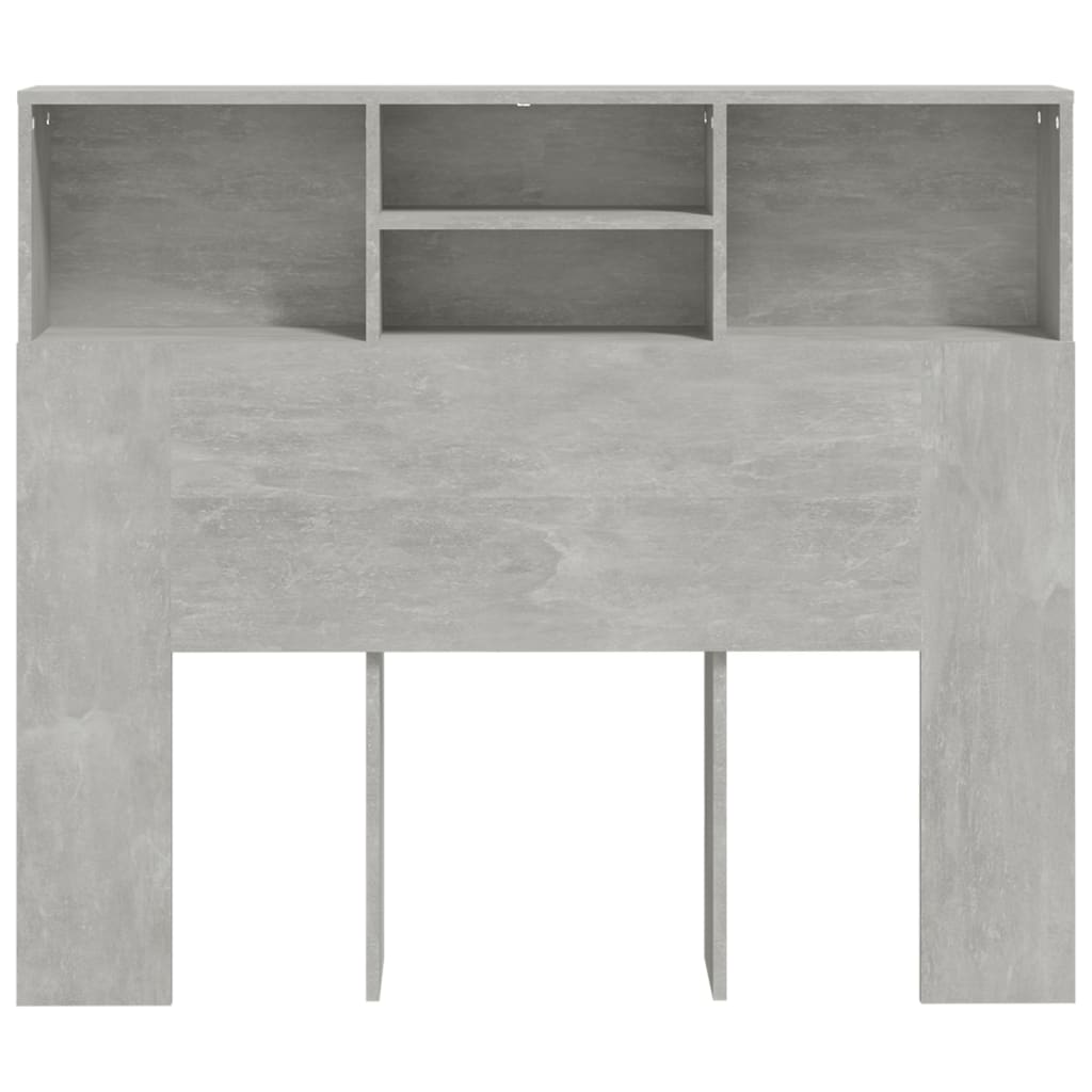 vidaXL betonszürke áthidaló szekrény 120 x 19 x 103,5 cm