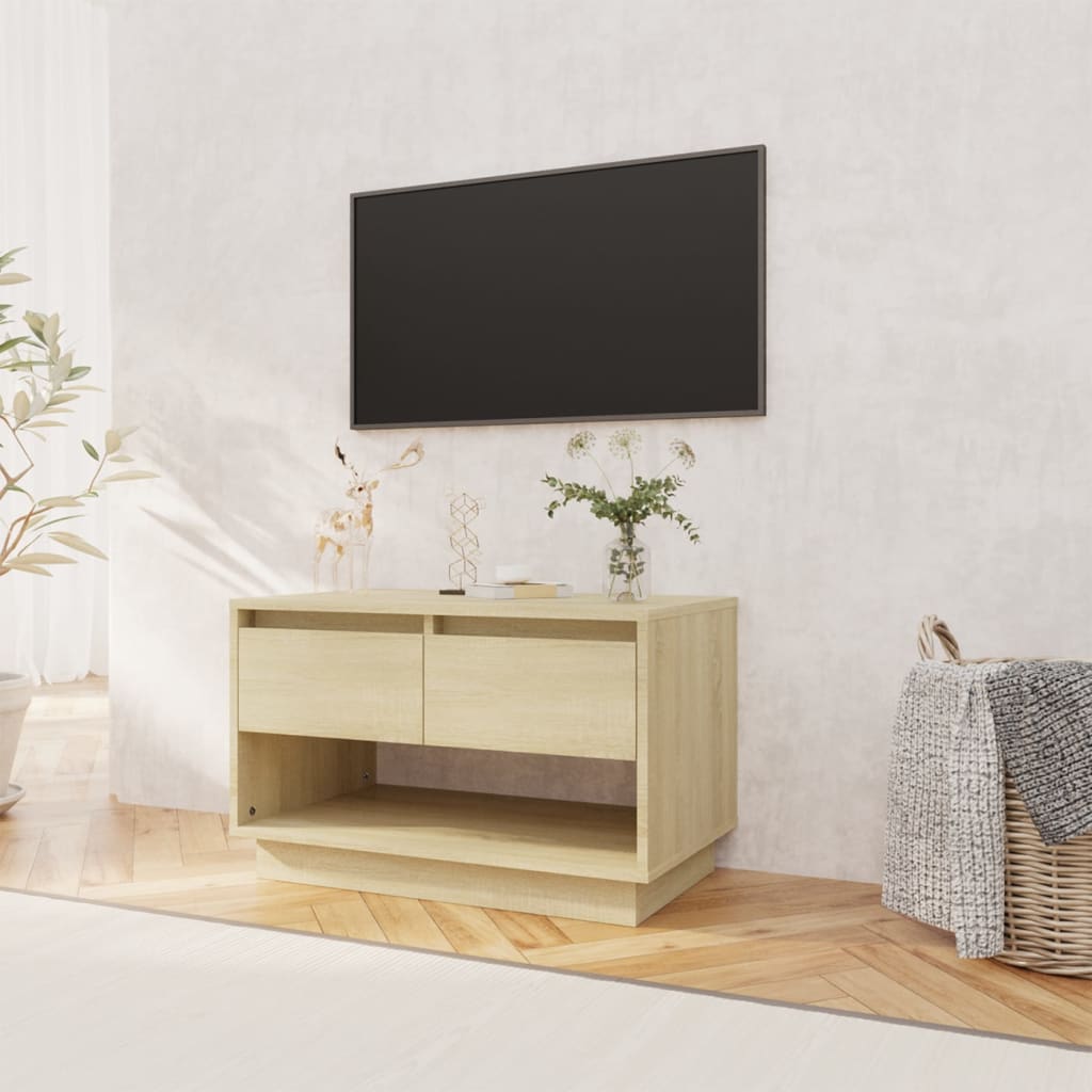 vidaXL sonoma-tölgyszínű forgácslap TV-szekrény 70 x 41 x 44 cm
