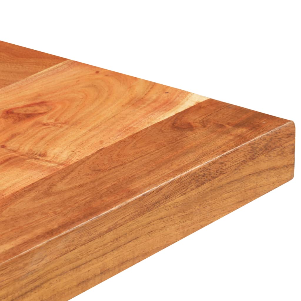 vidaXL tömör akácfa bisztróasztal természetes szélekkel 50x50x75 cm