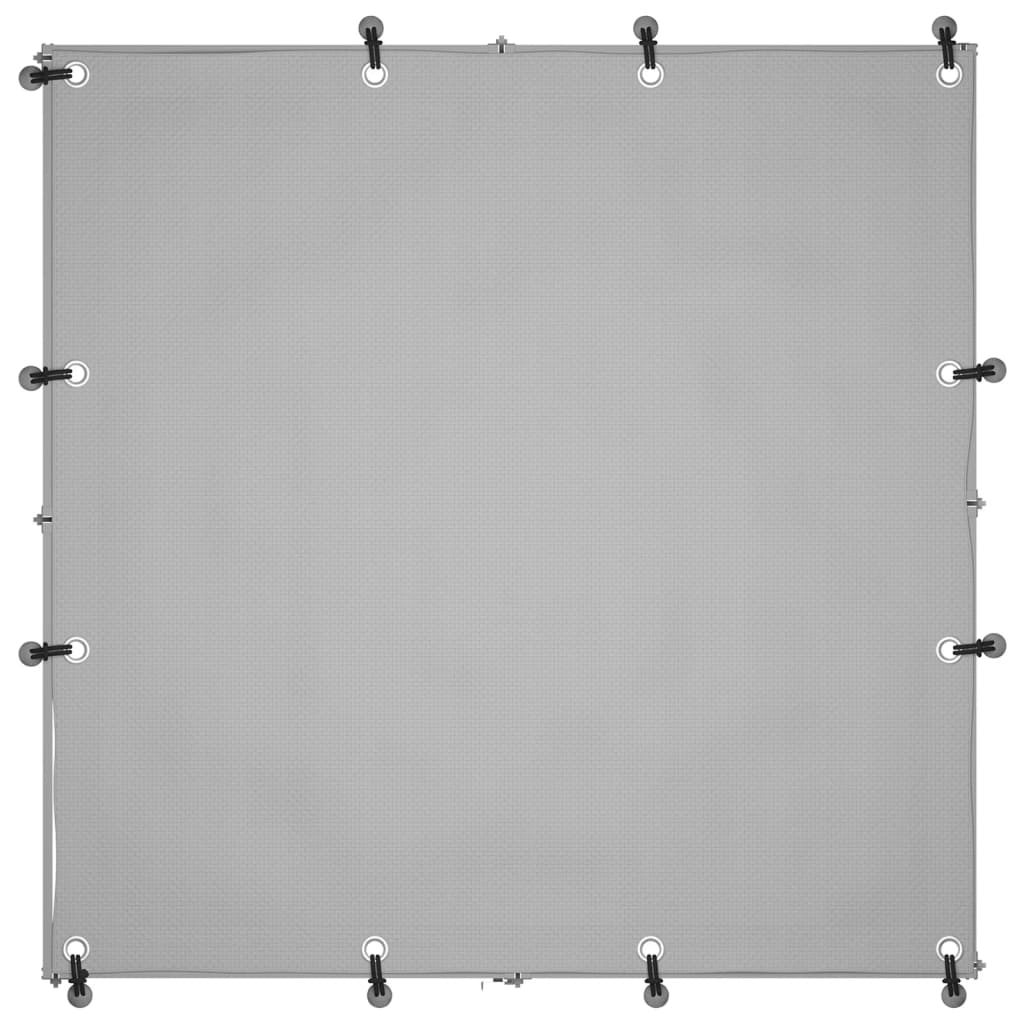 vidaXL ezüstszínű acél kutyakennel 110 x 110 x 110 cm