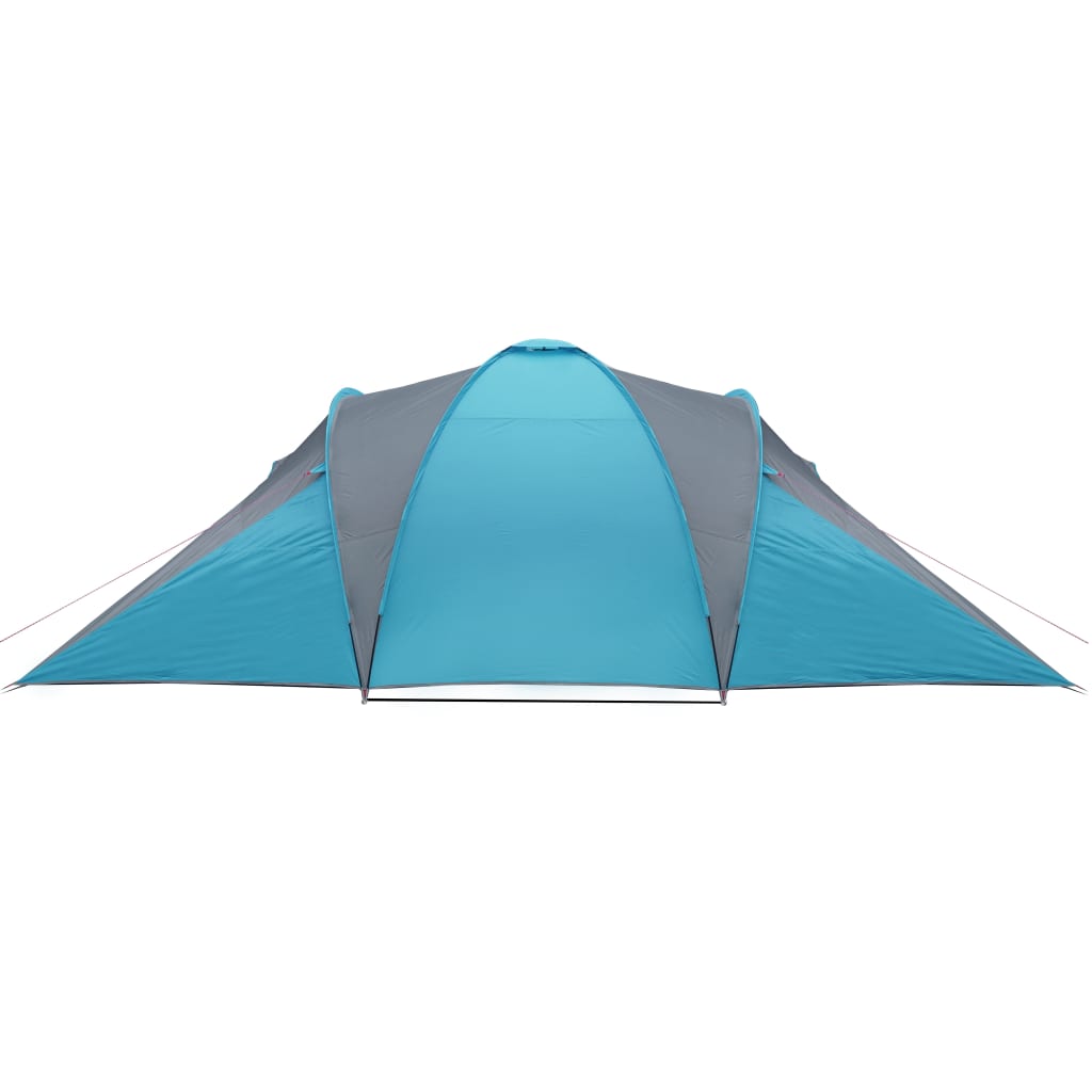 vidaXL 6 személyes kék vízálló kupolás családi sátor