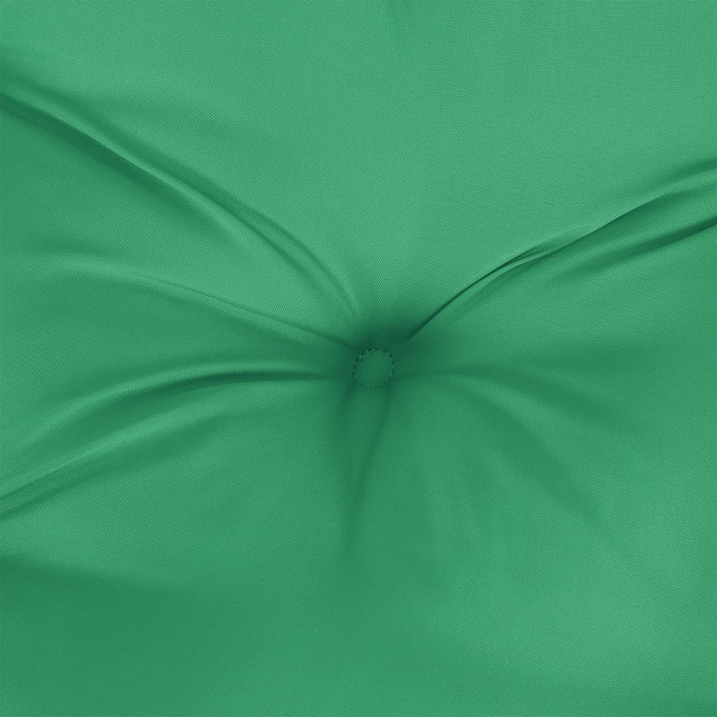 vidaXL zöld szövet raklappárna 70 x 40 x 12 cm
