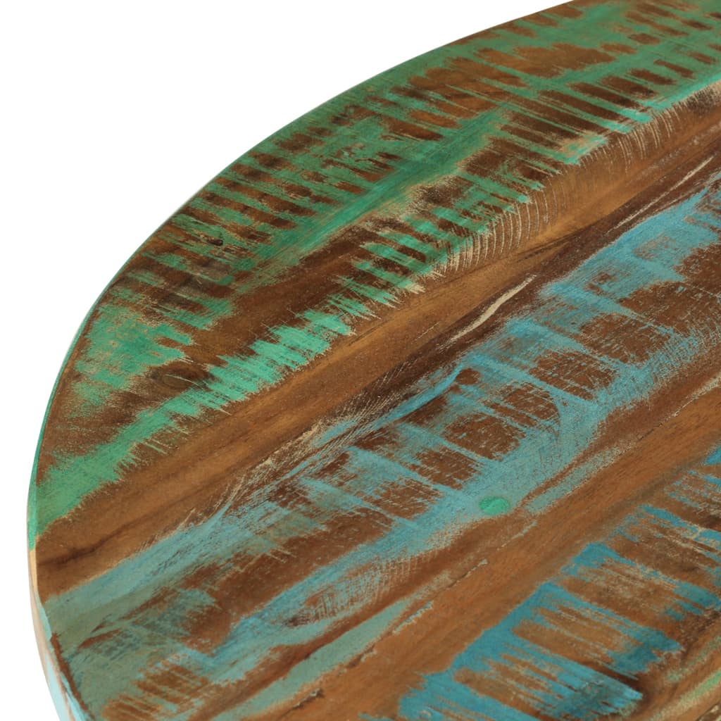vidaXL tömör újrahasznosított fa dohányzóasztal 65 x 32 cm