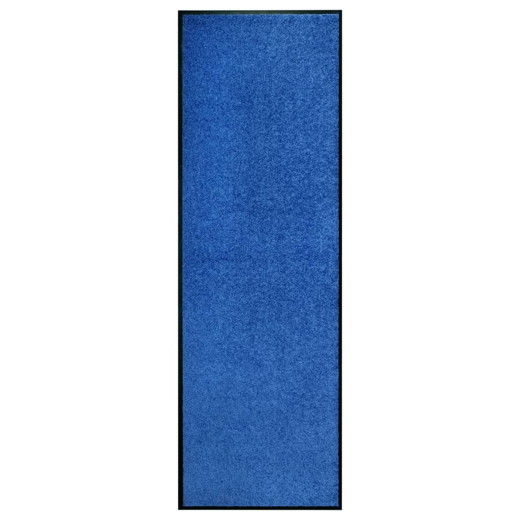 vidaXL kék kimosható lábtörlő 60 x 180 cm